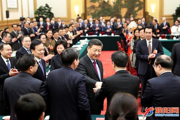 2018年3月10日，習近平參加十三屆全國人大一次會議重慶代表團的審議。